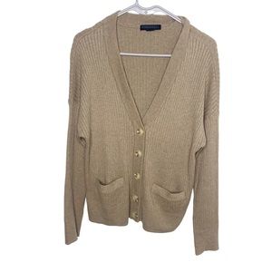 Sanctuary tan cardigan sweater EUC small